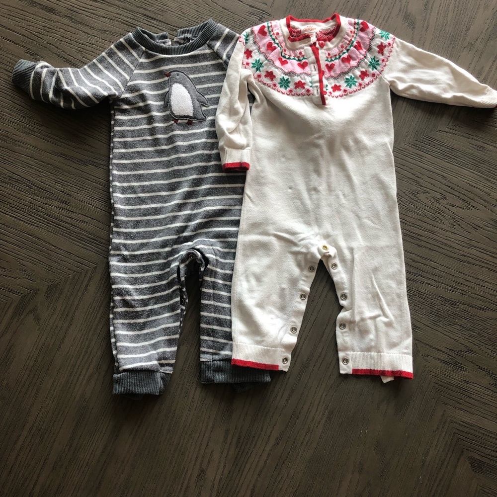 2 onesies. In great condition.